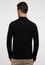 Knitted jumper in black plain