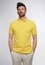 REGULAR FIT Polo shirt in yellow plain