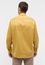 COMFORT FIT Cover Shirt in mustard yellow plain