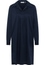 Robe chemise Bleu marine uni