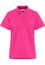 Polo shirt in pink plain