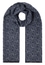 Scarf in grey patterned