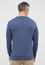 Gebreide pullover in blauw gestructureerd