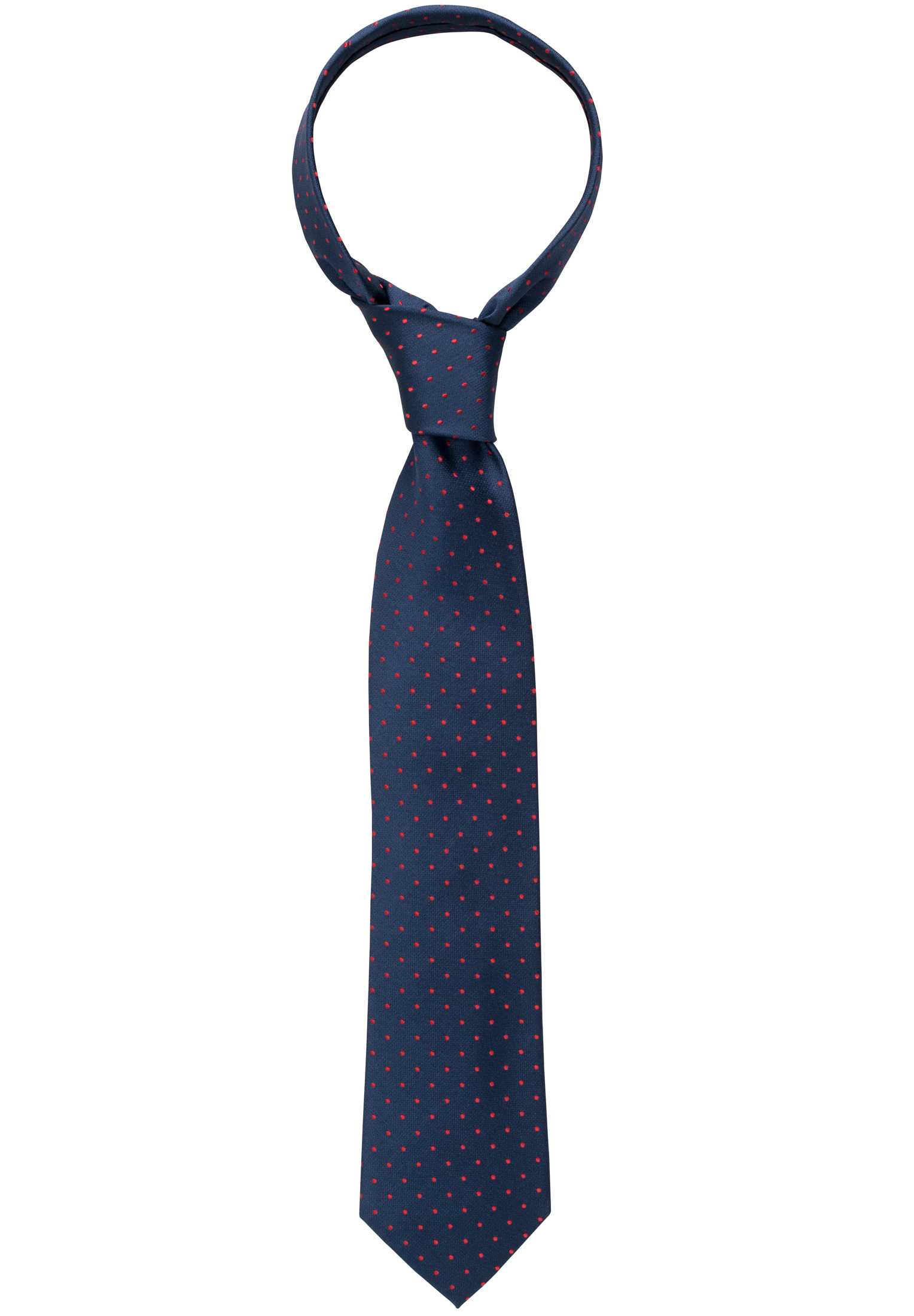 Krawatte in 142 dunkelblau | getupft dunkelblau | 1AC00022-01-81-142 