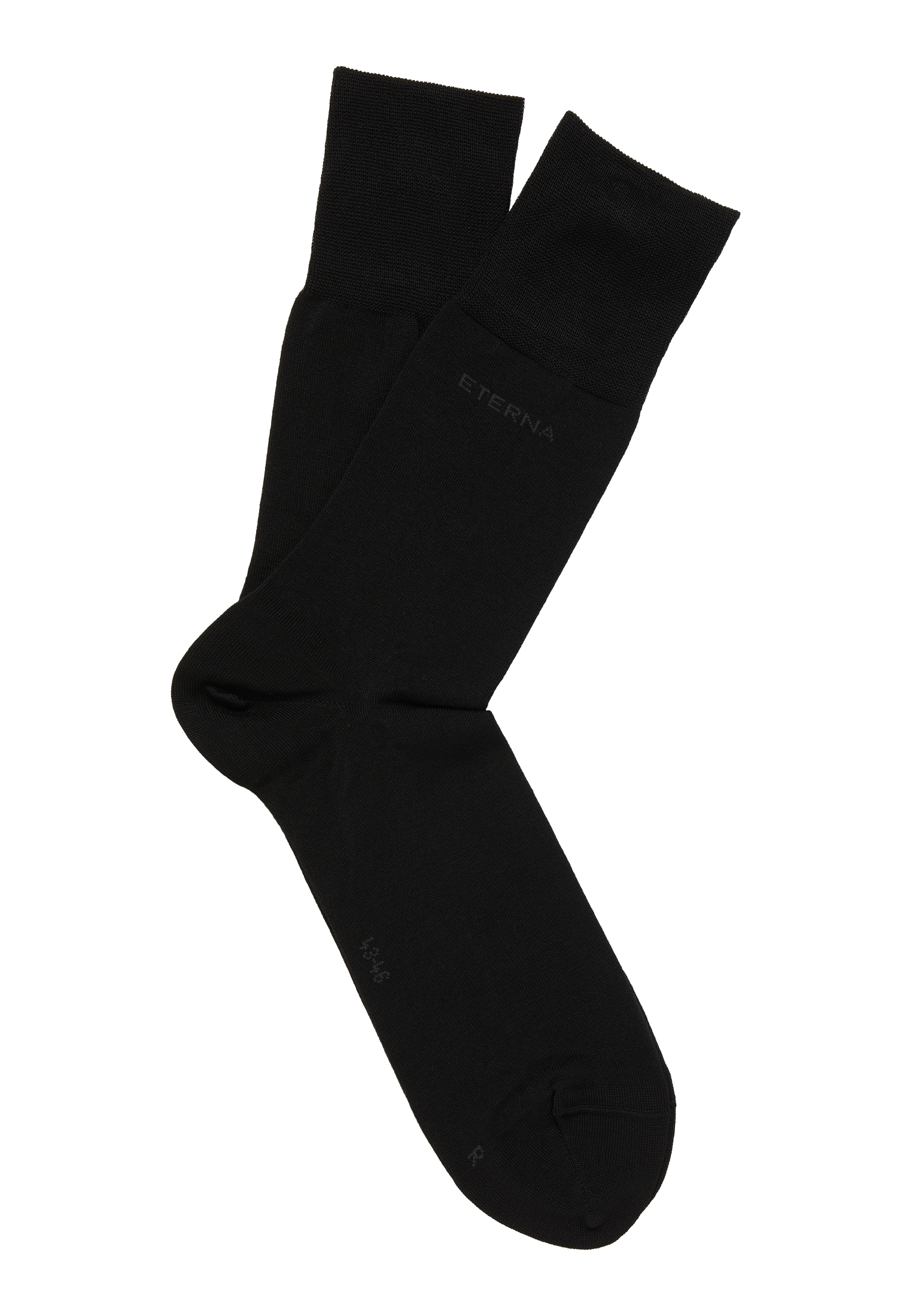 Socken in 1AC00926-03-91-47-48 | schwarz unifarben | 47-48 schwarz 