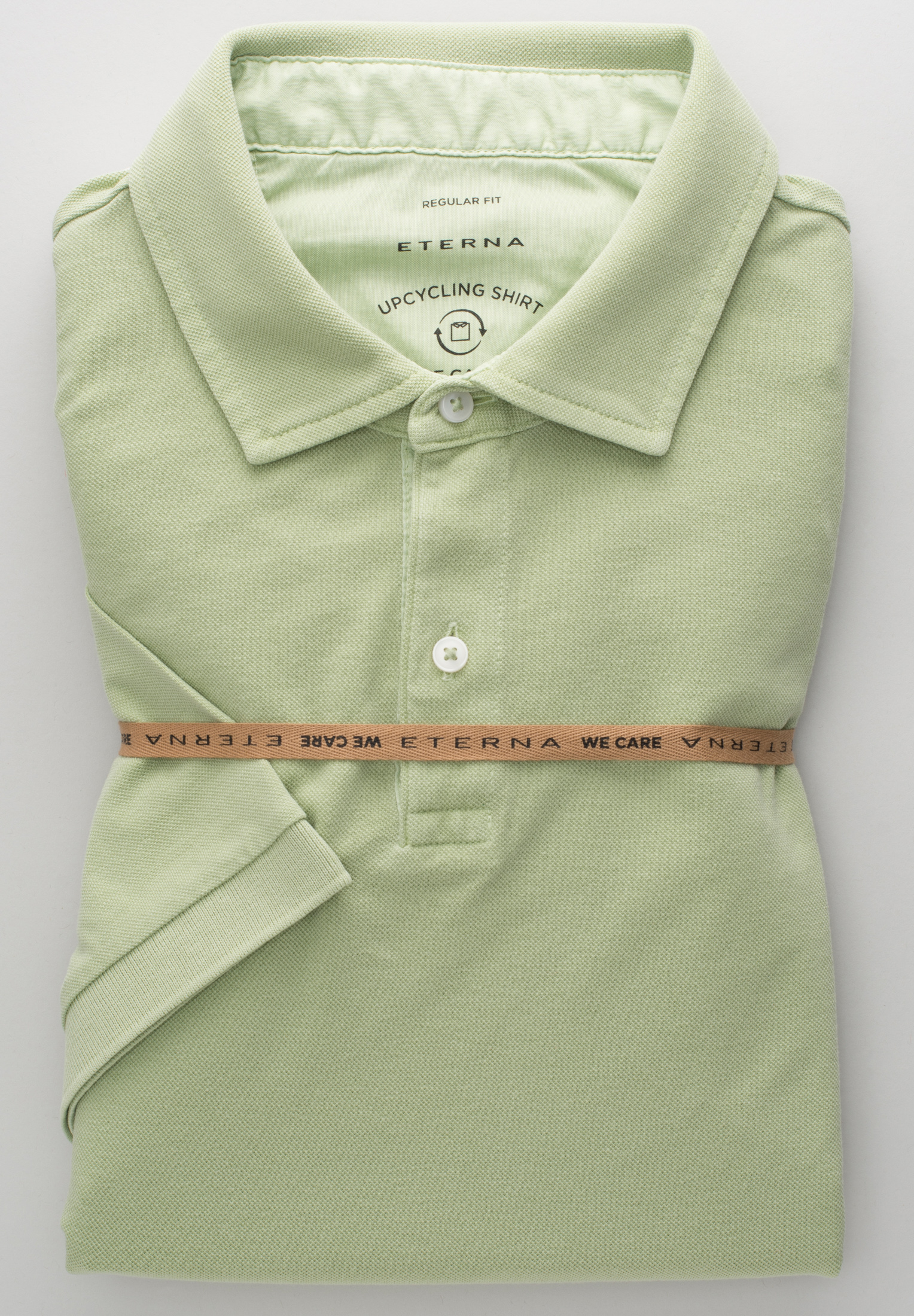 MODERN FIT Polo light | | shirt plain short green in sleeve | green M 1SP00087-04-02-M-1/2 | light